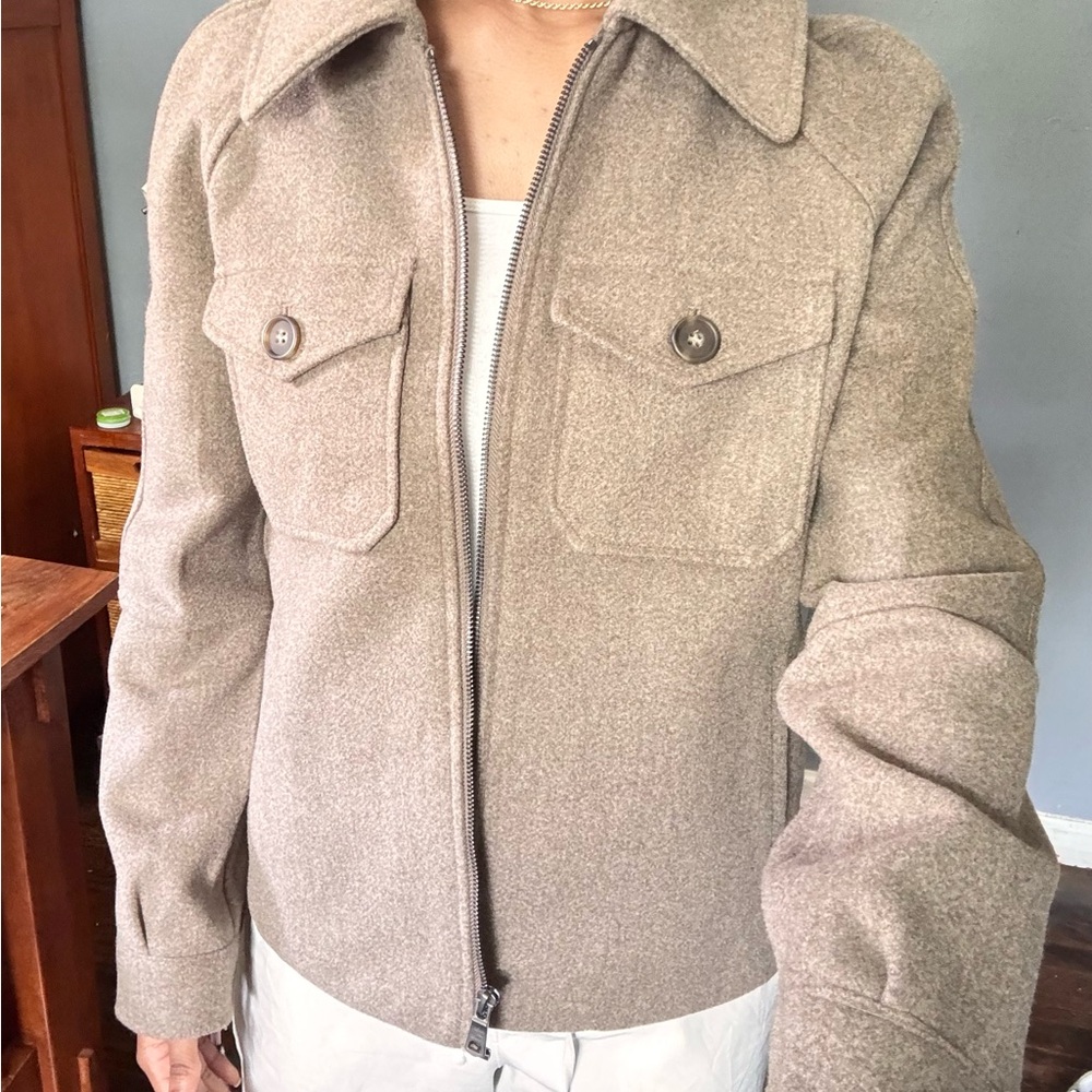 NWT Avec Les Filles Women's Tan Jacket